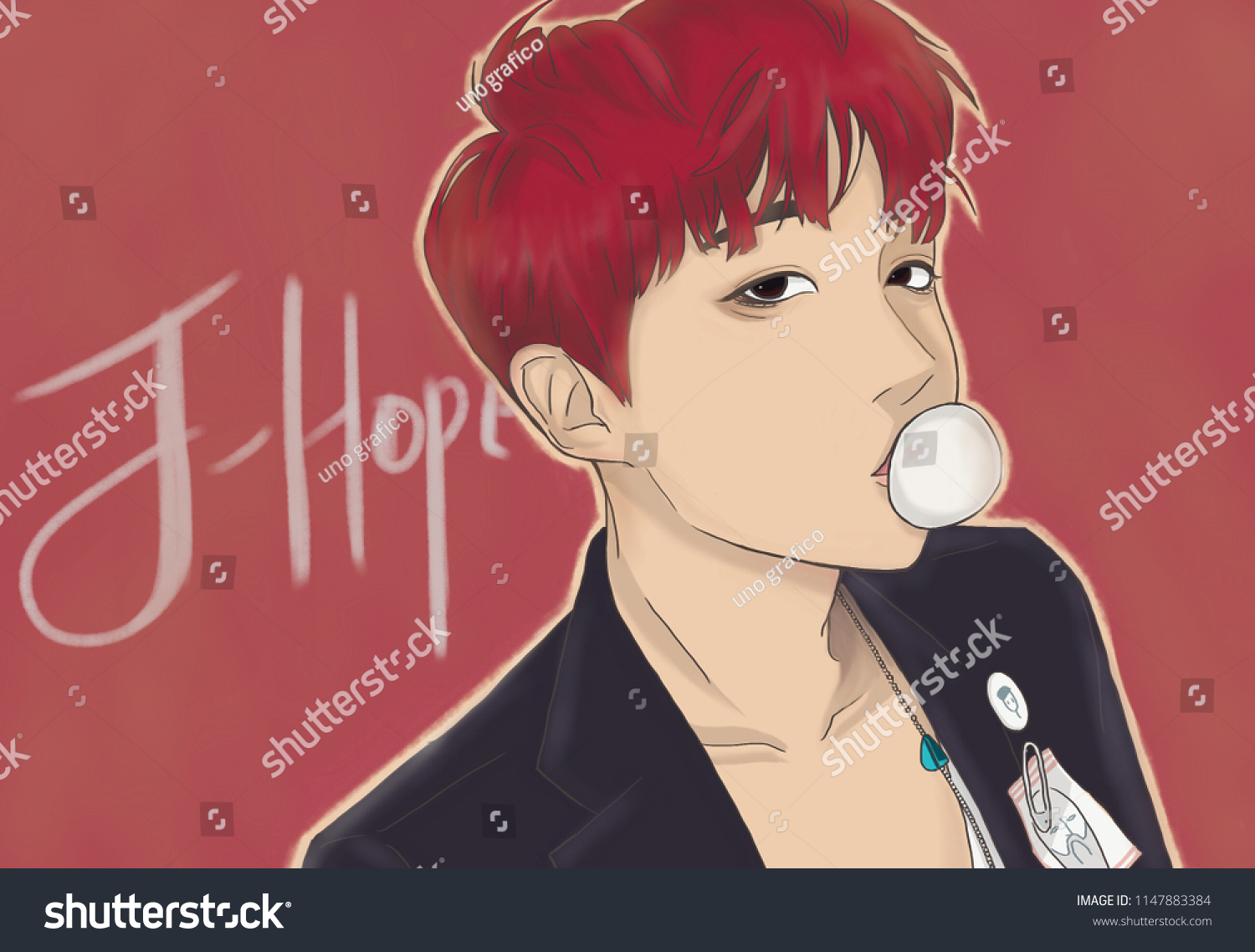 J Hope Btsイラスト のイラスト素材