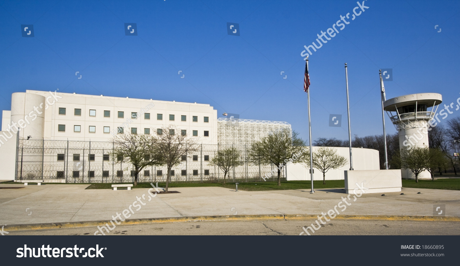 Jail Building Chicago Il Stock Photo (Edit Now) 18660895