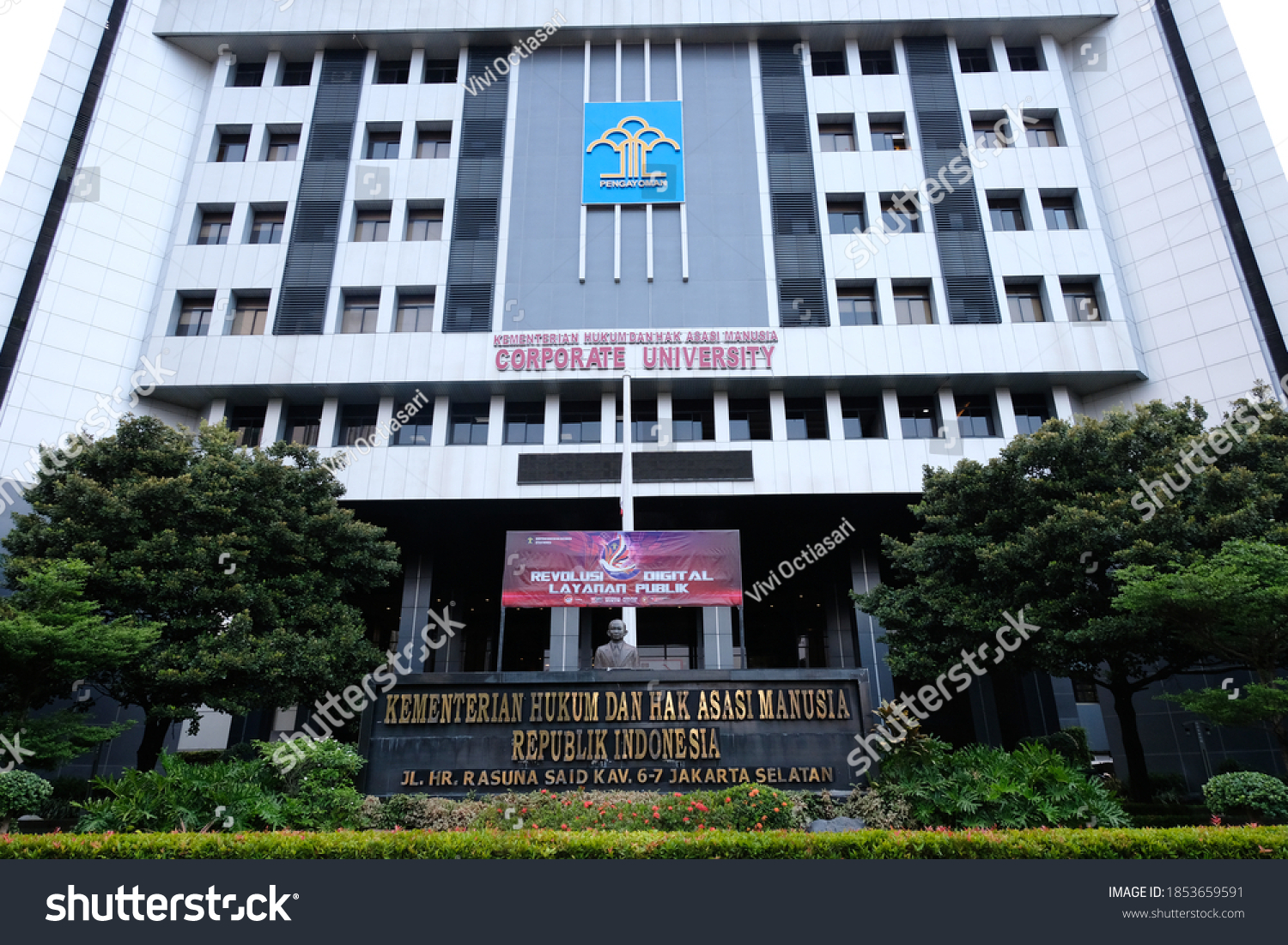 Jakarta Indonesia October 17 2020 Kementerian Stock Photo 1853659591 ...