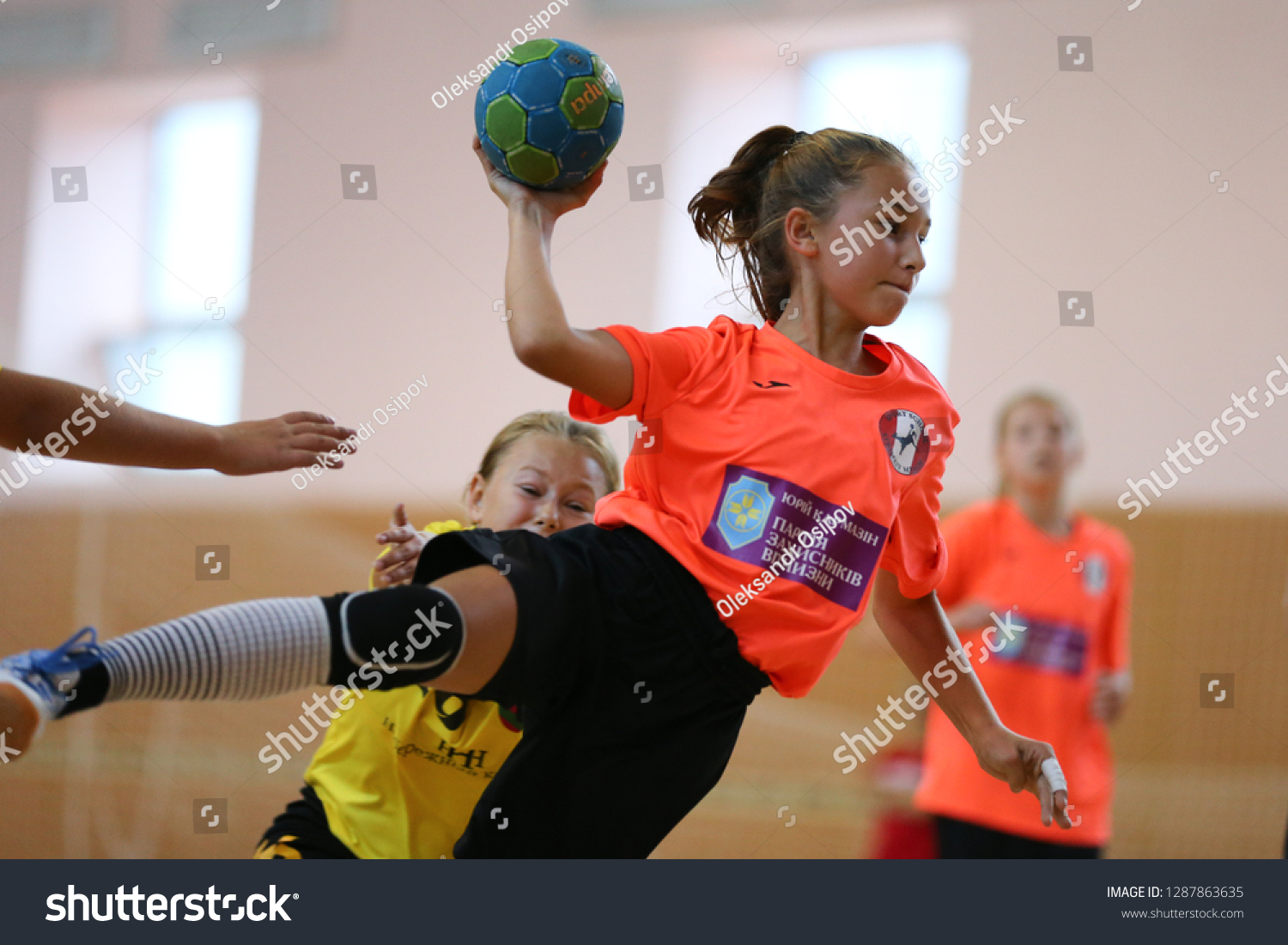 Kids playing handball Images, Stock Photos & Vectors | Shutterstock