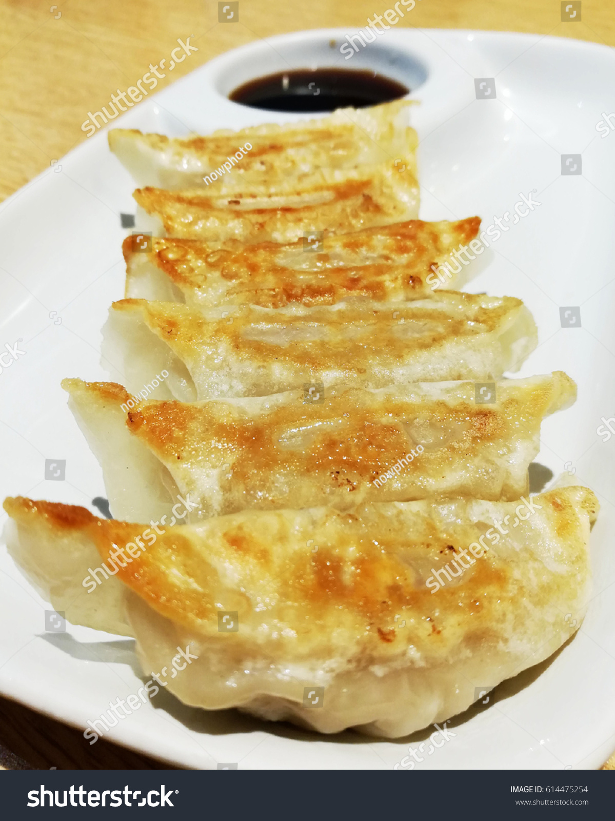 Japan Dumplings Gyoza Sauce Stock Photo Edit Now