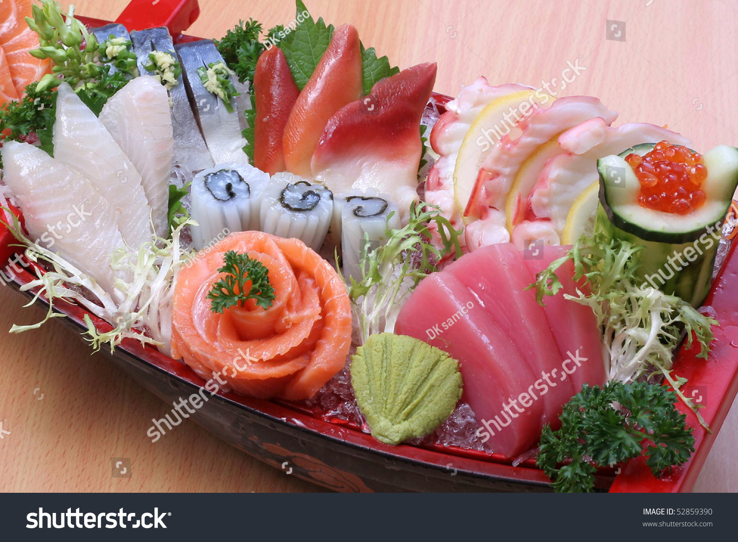 Japan Sashimi Set Stock Photo 52859390 : Shutterstock