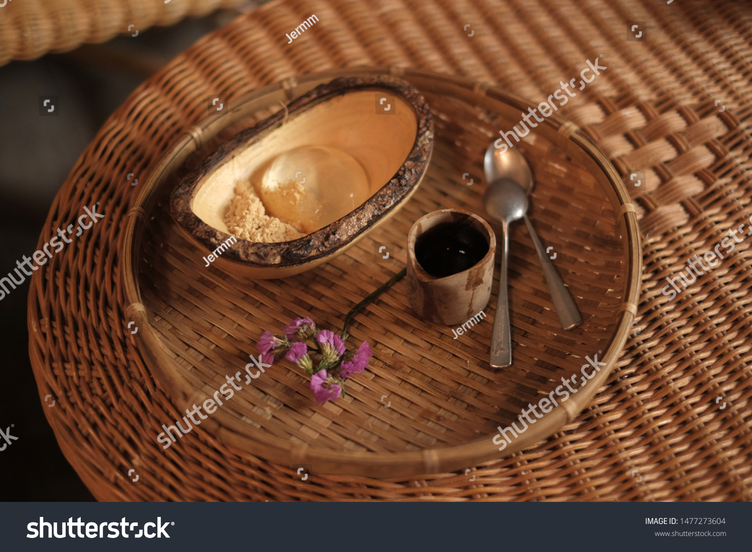 Japanese Famous Dessert Mizu Shingen Mochi Stock Photo Edit Now