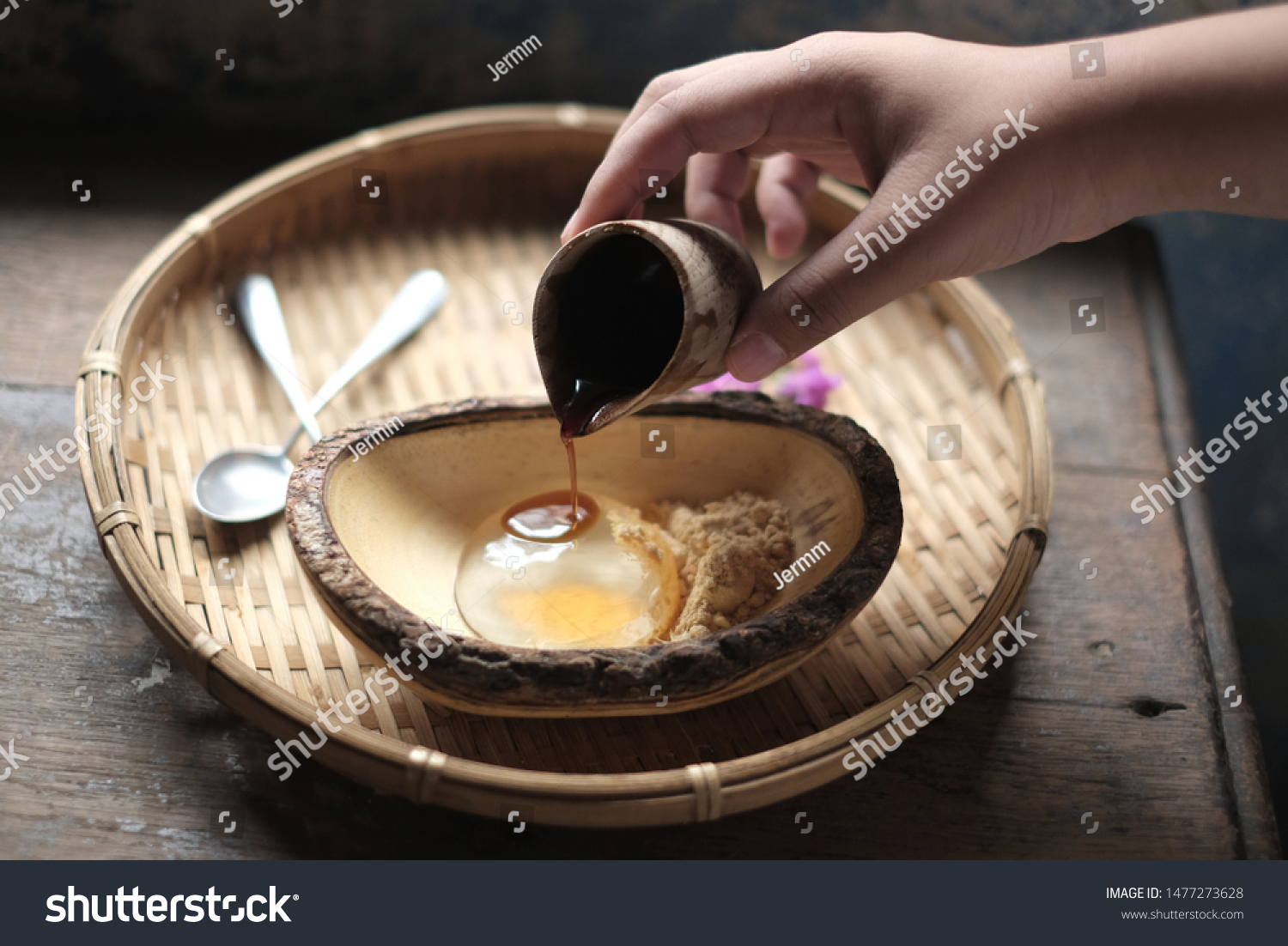 Japanese Famous Dessert Mizu Shingen Mochi Stock Photo Edit Now