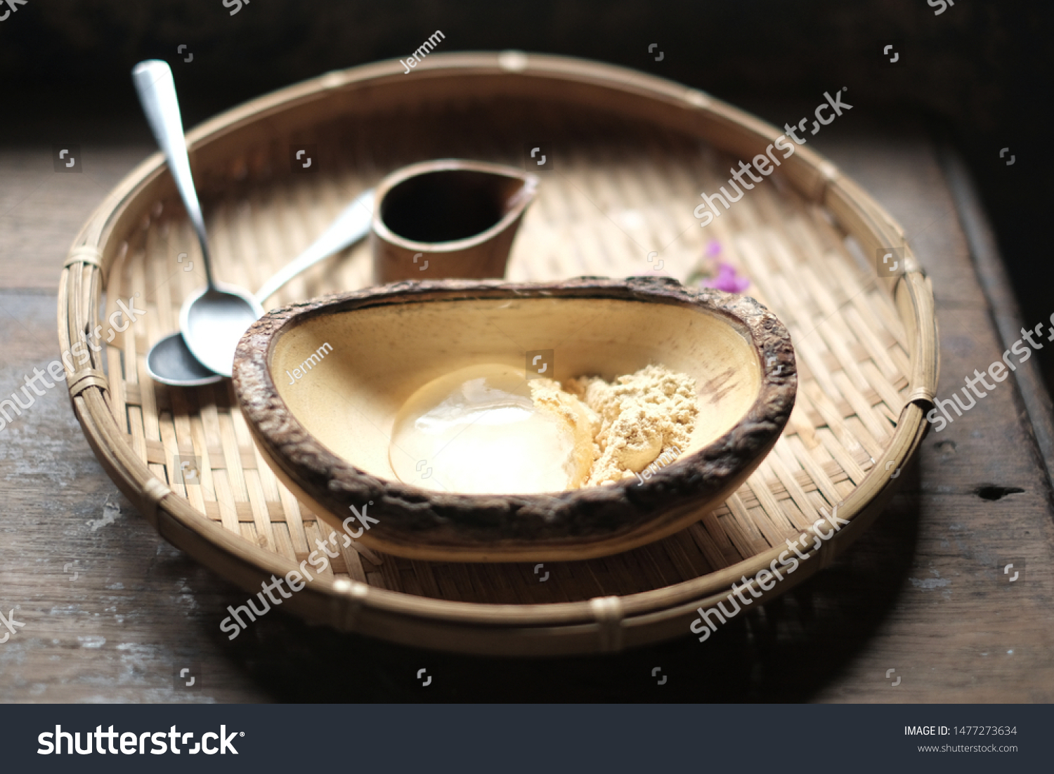 Japanese Famous Dessert Mizu Shingen Mochi Stock Photo Edit Now