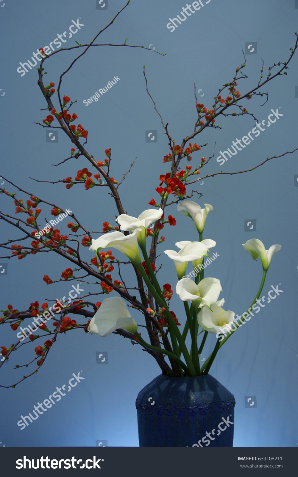 Japanese Flower Arrangement Ikebana Stock Photo Edit Now 639108211