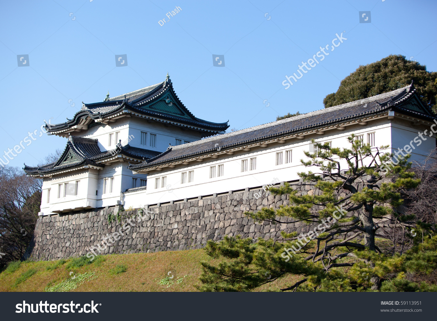 Japanese Imperial Palace In Tokyo Japan Stock Photo 59113951 : Shutterstock