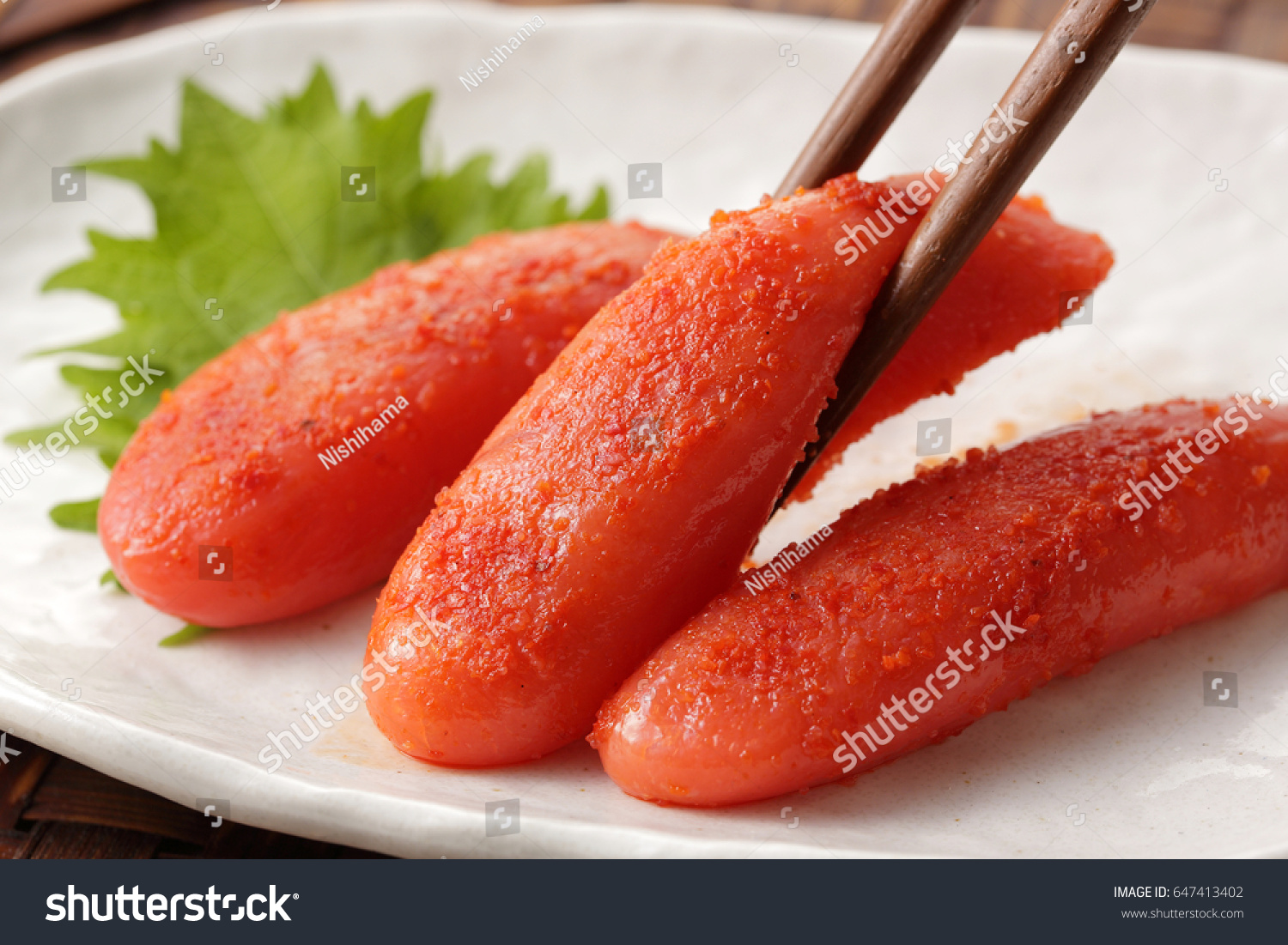 Japanese Mentaiko Spicy Seasoned Cod Roe Stock Photo Edit Now