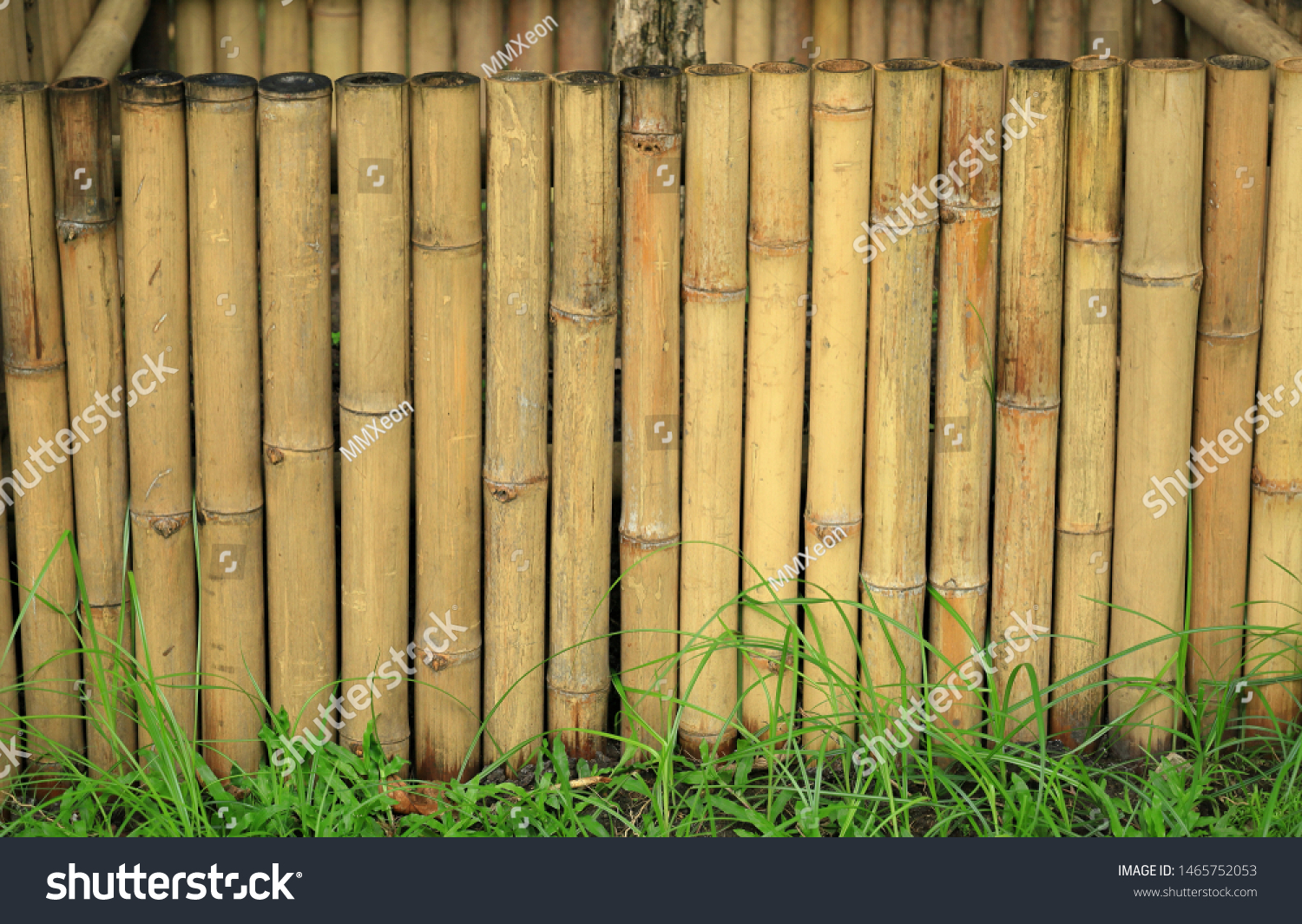 Japanese Style Bamboo Fence Panel Stock Photo 1465752053 | Shutterstock