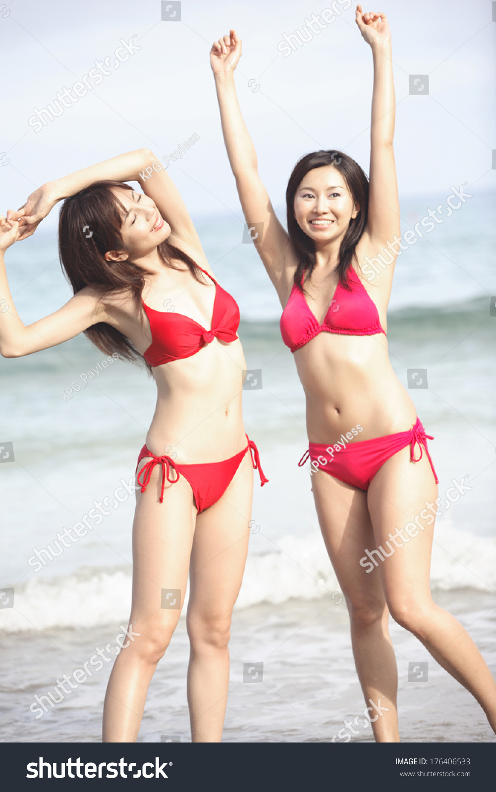Japanese Beach Girls All Ages