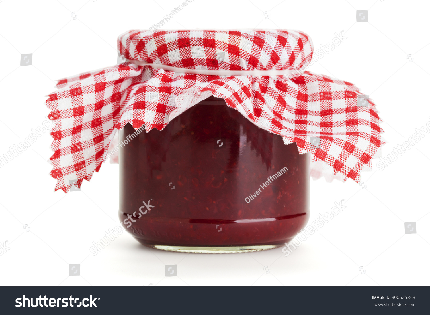Download Jar Red Jam Checkered Cloth On Stock Photo Edit Now 300625343 PSD Mockup Templates