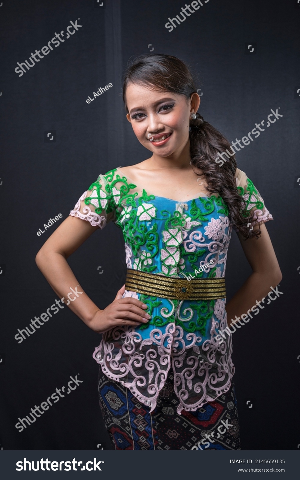 Javanese Indonesian Traditional Clothing Which Usually Stock Photo ...