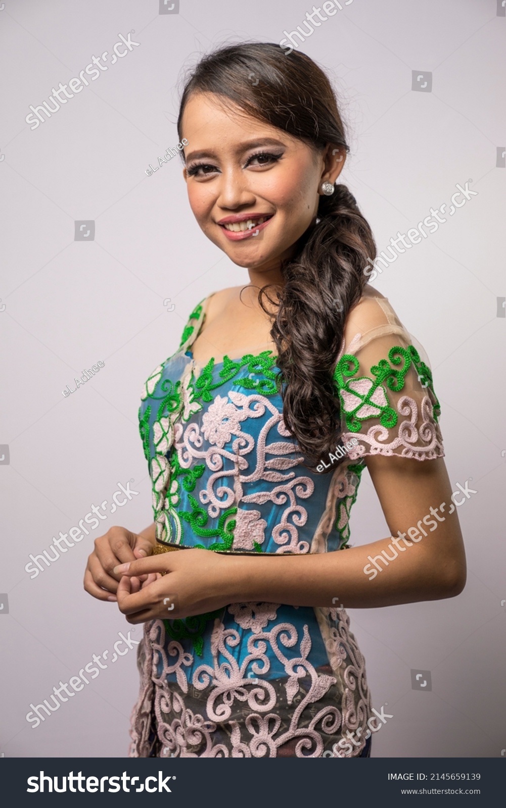 Javanese Indonesian Traditional Clothing Which Usually Stock Photo ...