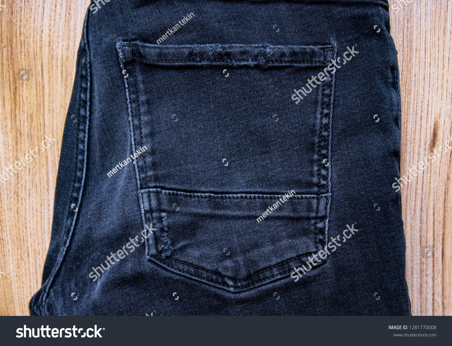 Download Jeans Background Texture Label Button Denim Stock Photo Edit Now 1281770008