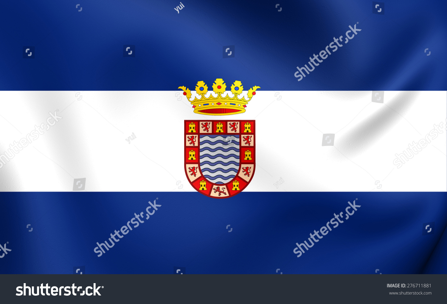 Jerez De La Frontera Flag Spain Stock Illustration 276711881