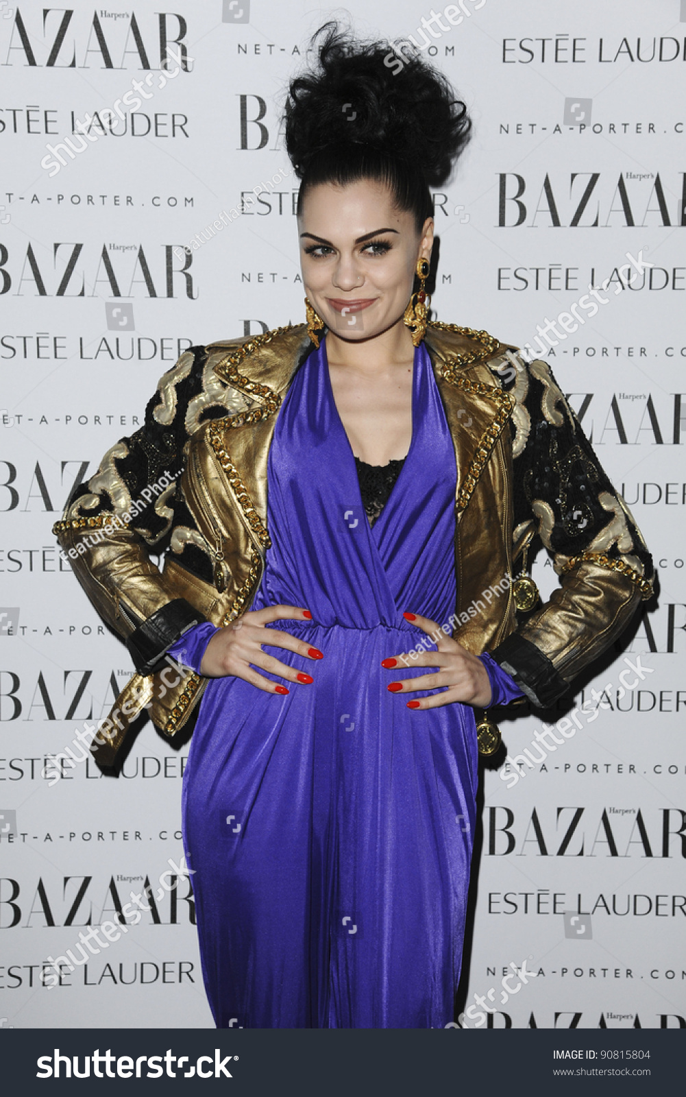 Jessie J Arriving Harpers Bazaar Women Stock Photo Edit Now 90815804