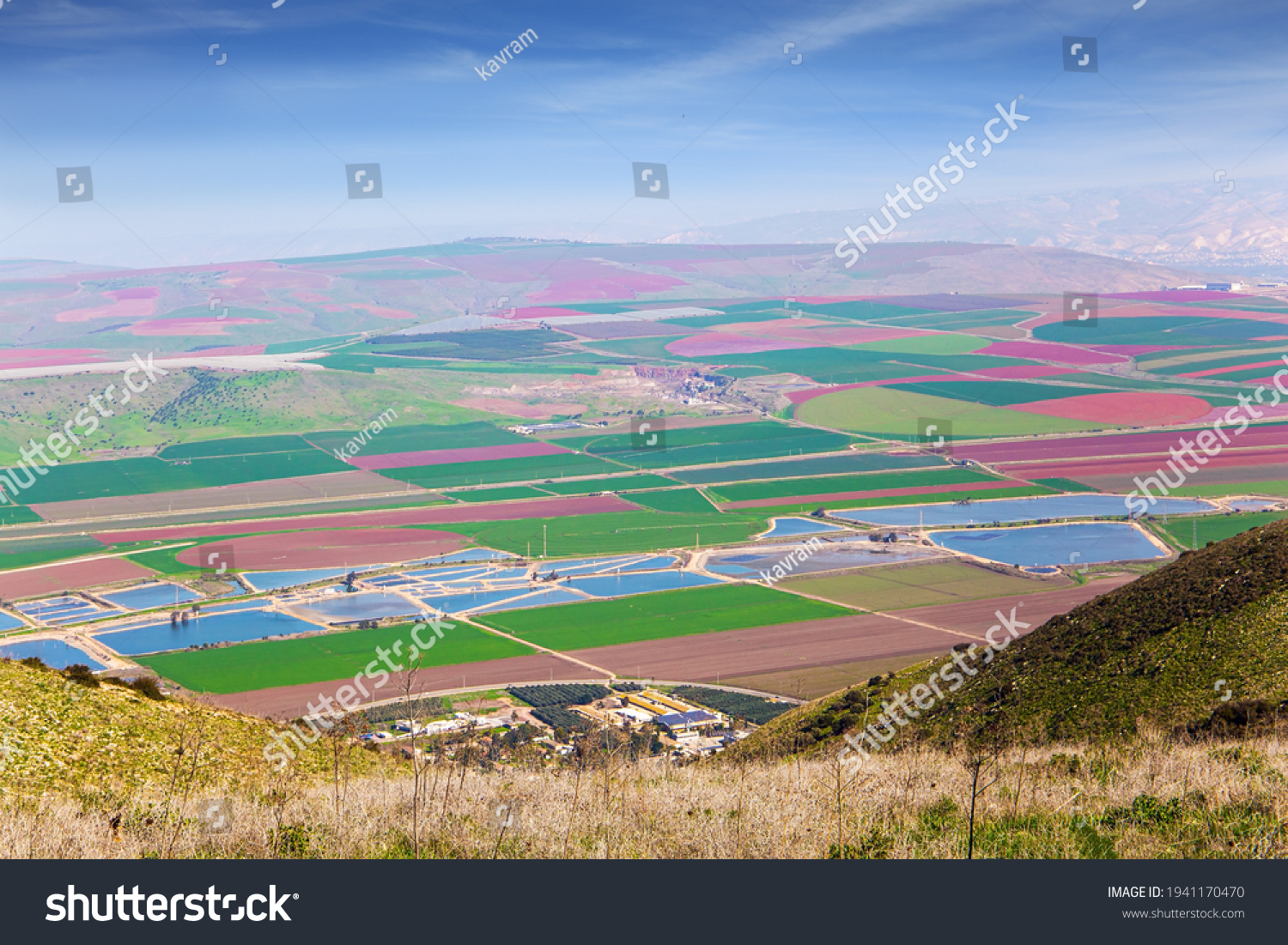 Jezreel Valley Images Stock Photos Vectors Shutterstock   Stock Photo Jezreel Valley In The Lower Galilee Warm Winter In Israel Picturesque Agricultural Fields Cover 1941170470 