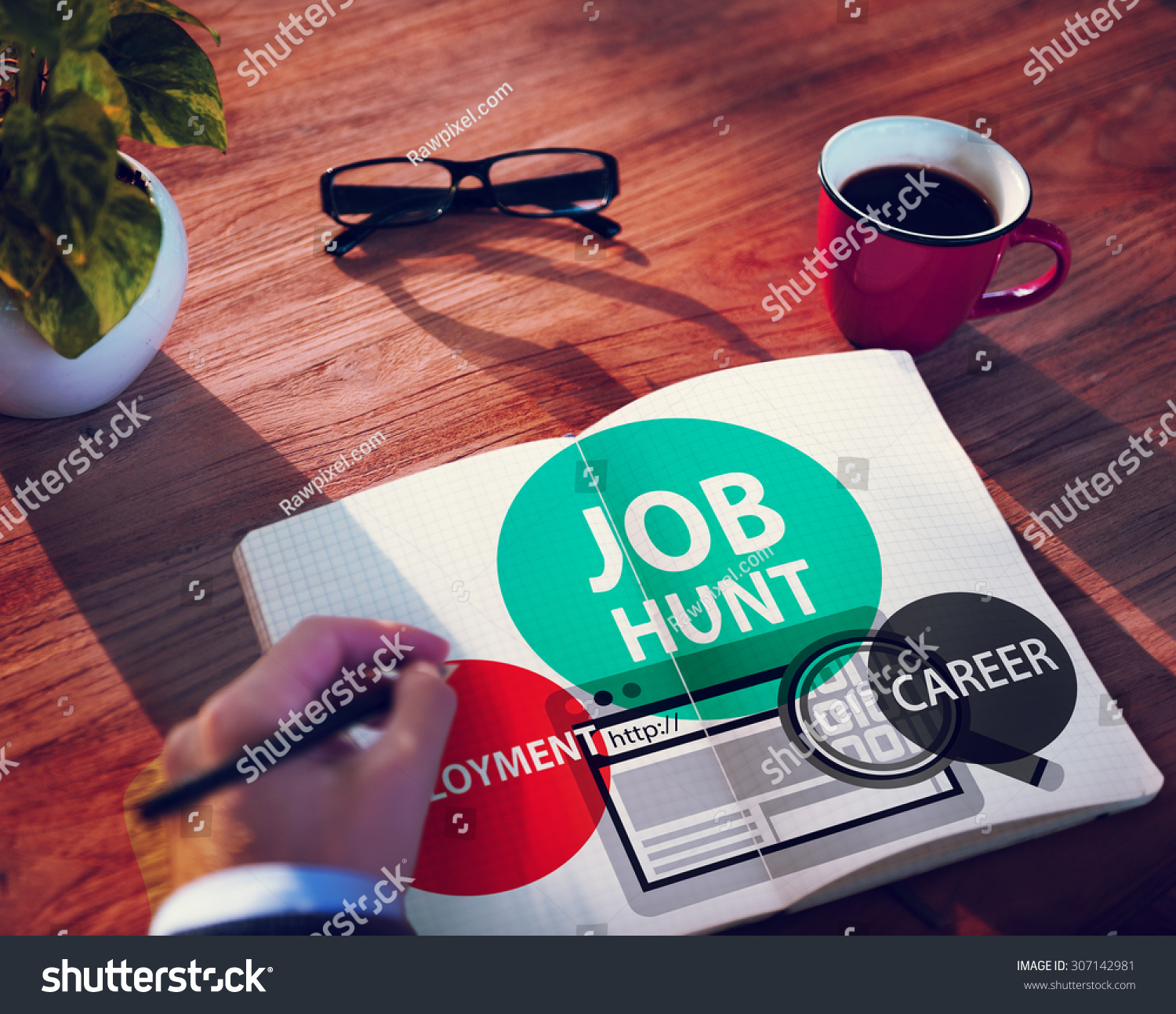 Job Hunt Employment Career Recruitment Hiring Stock Photo Edit Now