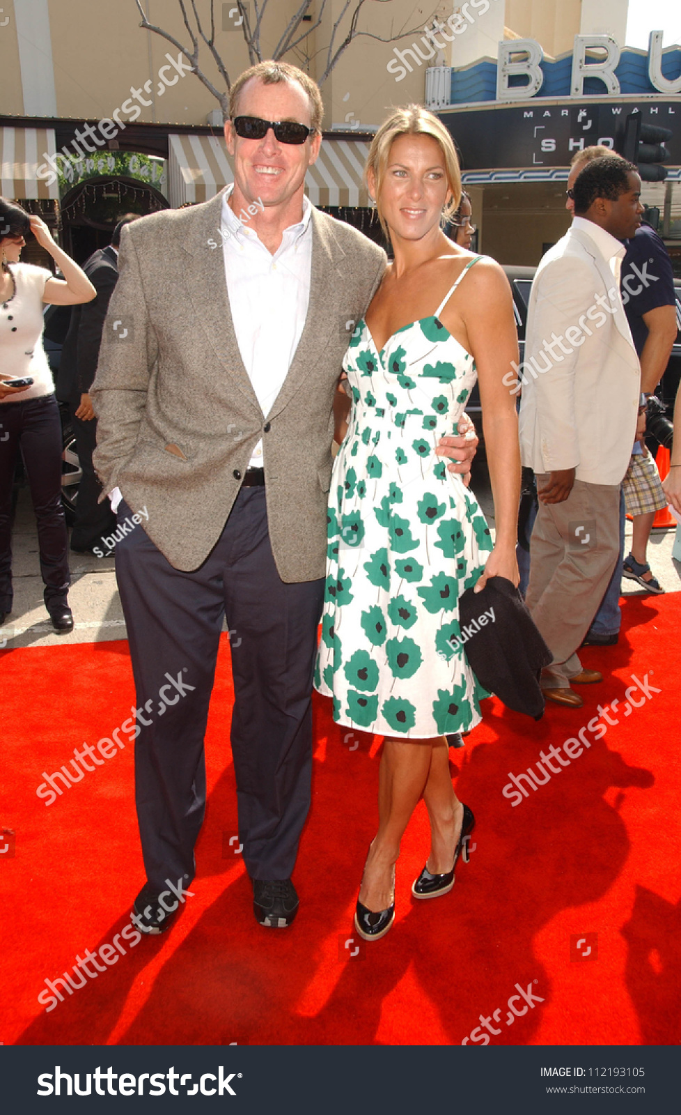 John C Mcginley Fiancee Nicole Premiere Stock Photo 112193105 ...