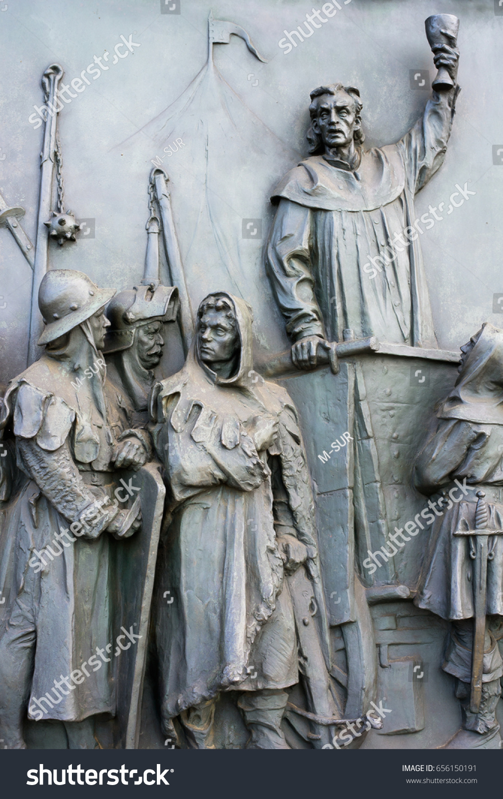 John Huss Jan Hus Monument Vitkov Stock Photo 656150191 | Shutterstock