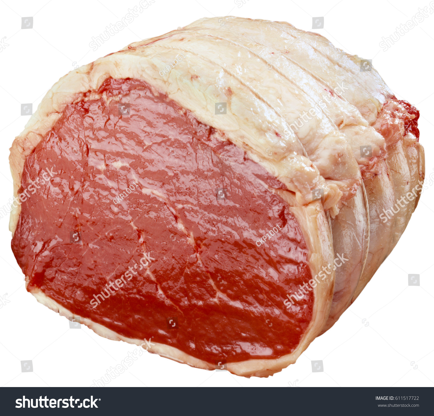 Joint Raw Topside Beef Cut Out Stock Photo Edit Now 611517722