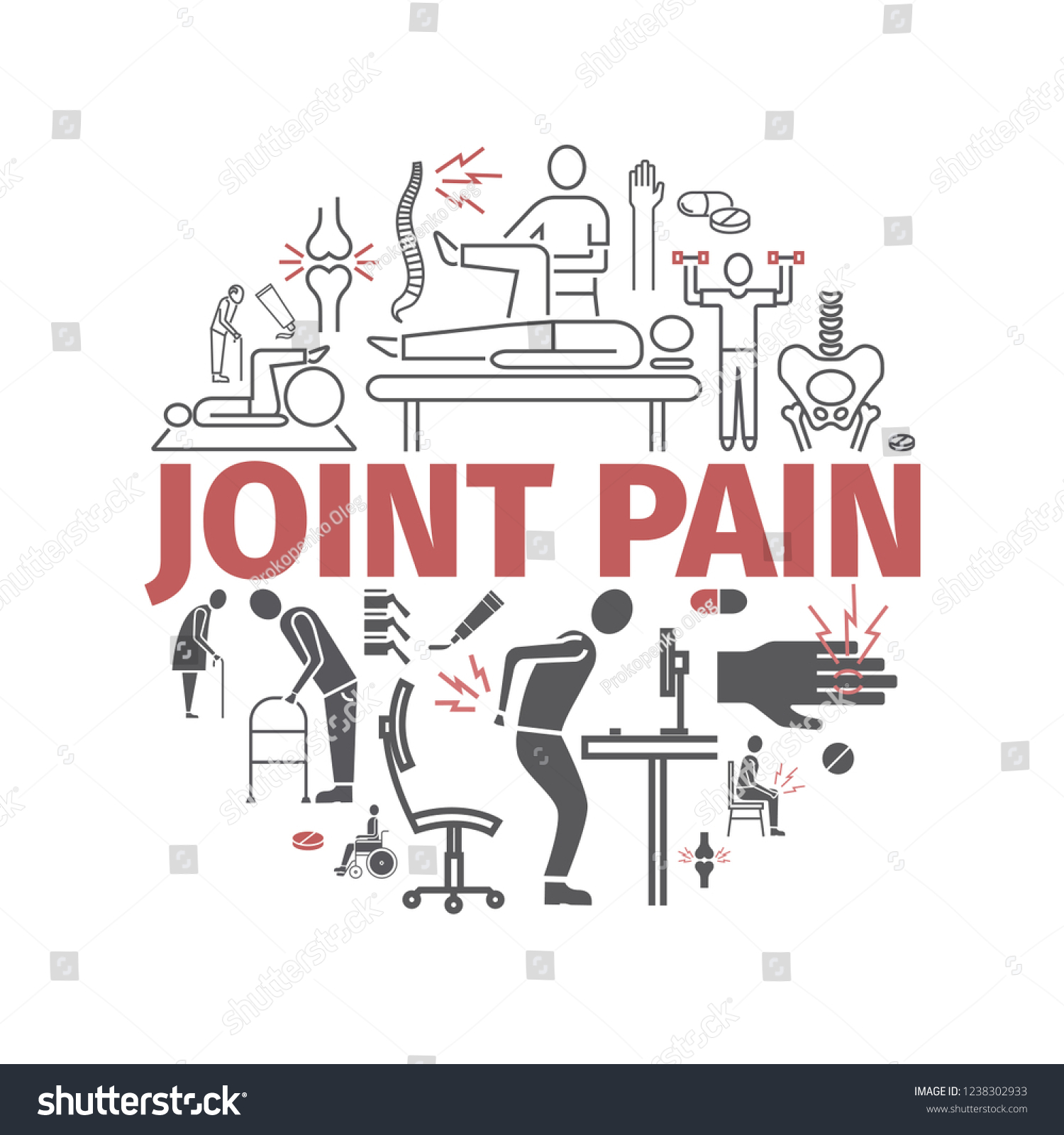 4,597 Elderly pain illustration Images, Stock Photos & Vectors ...