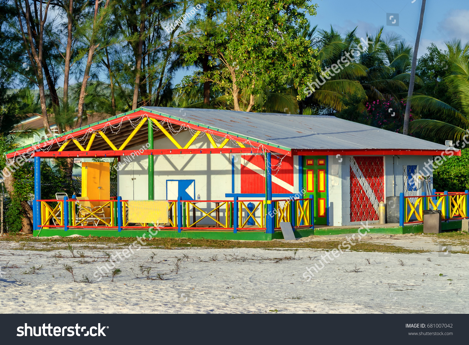 Jolly Beach Antigua Circa January 2007 Stock Photo Edit Now 681007042