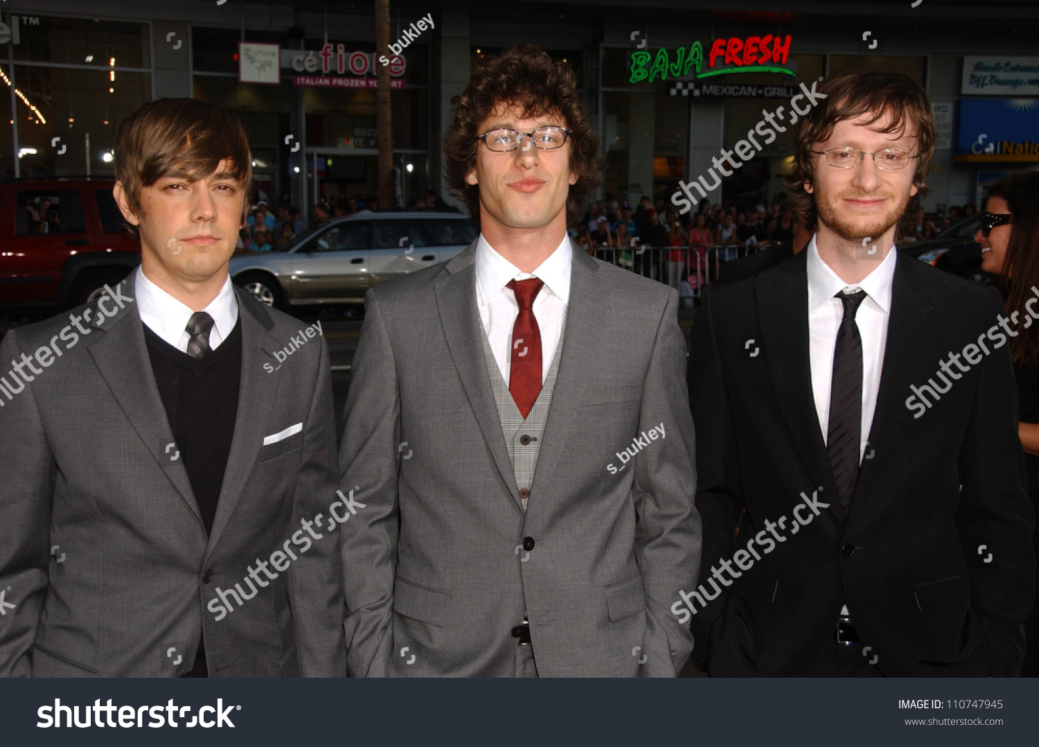 Jorma Taccone Andy Samberg Akiva Schaffer Stock Photo Edit Now 110747945