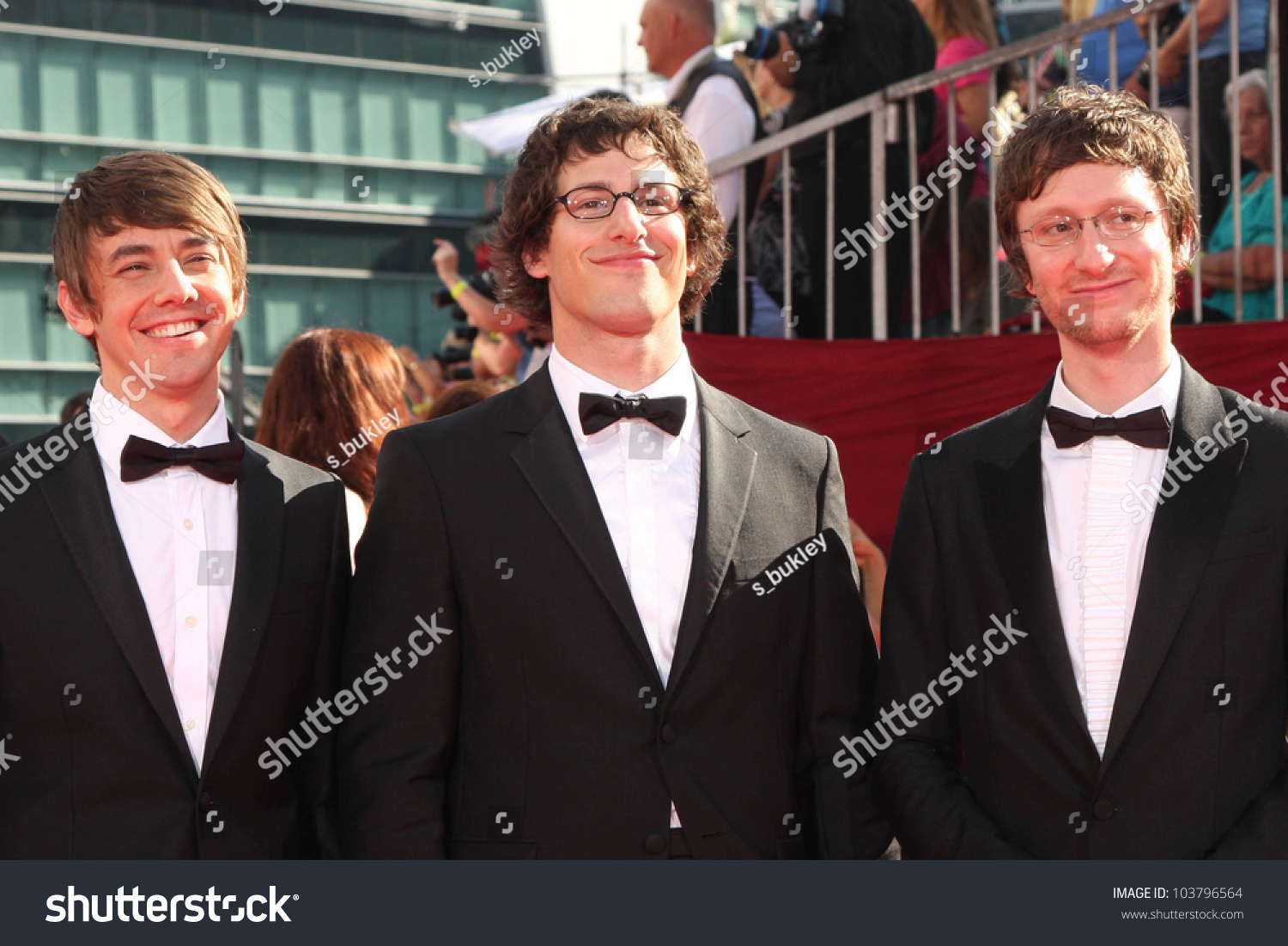 Jorma Taccone Andy Samberg Akiva Schaffer Stock Photo Edit Now 103796564