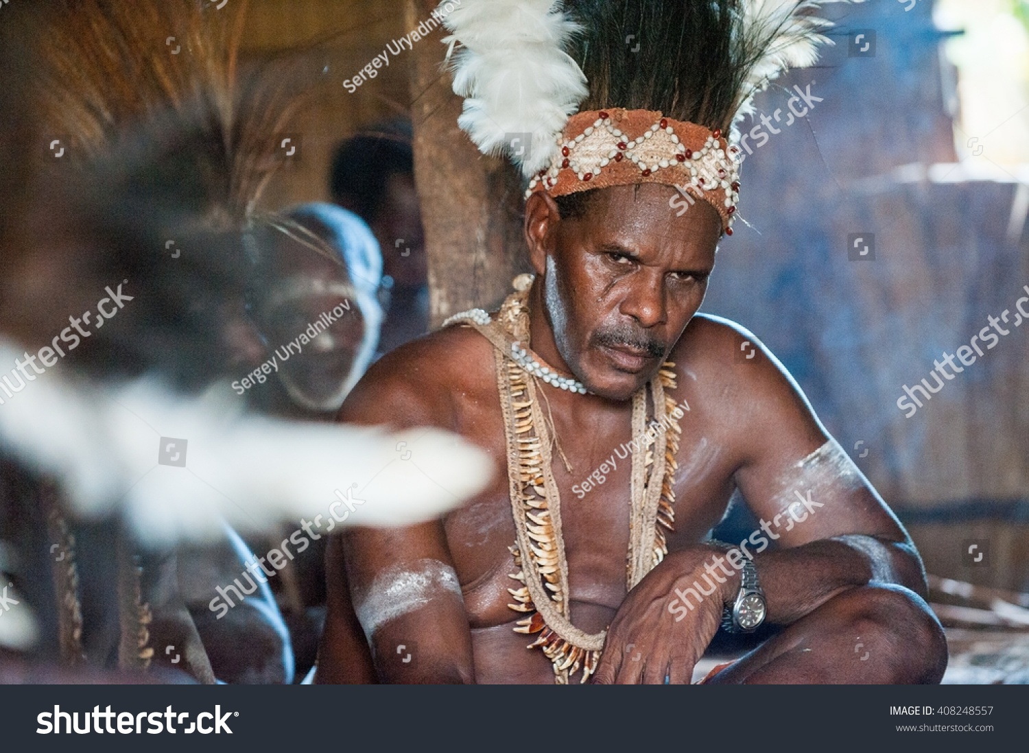 Jow Village Asmat District New Guinea Stock Photo 408248557 - Shutterstock