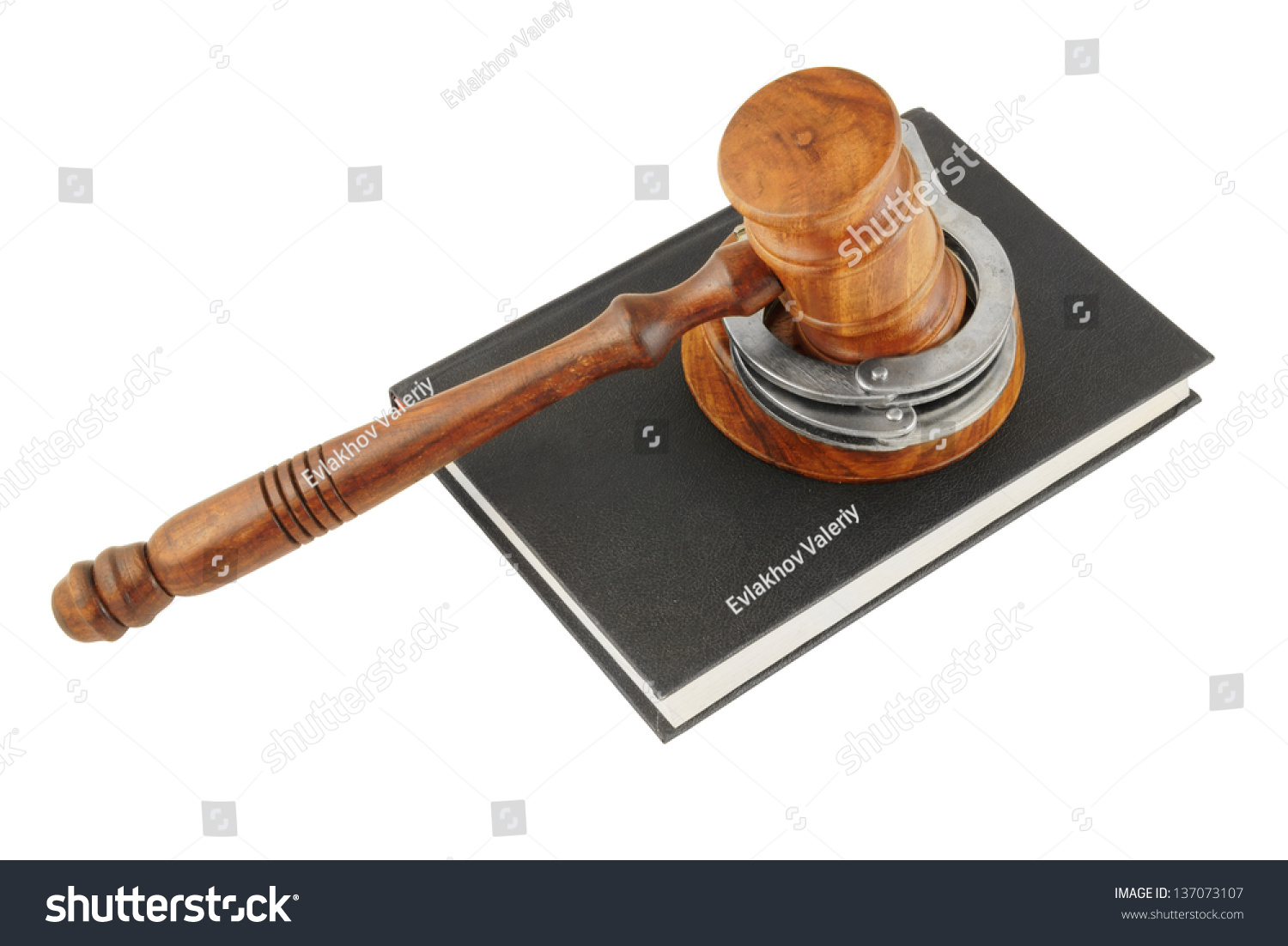 Judges Gavel Handcuffs On Black Legal Stock Photo 137073107 | Shutterstock