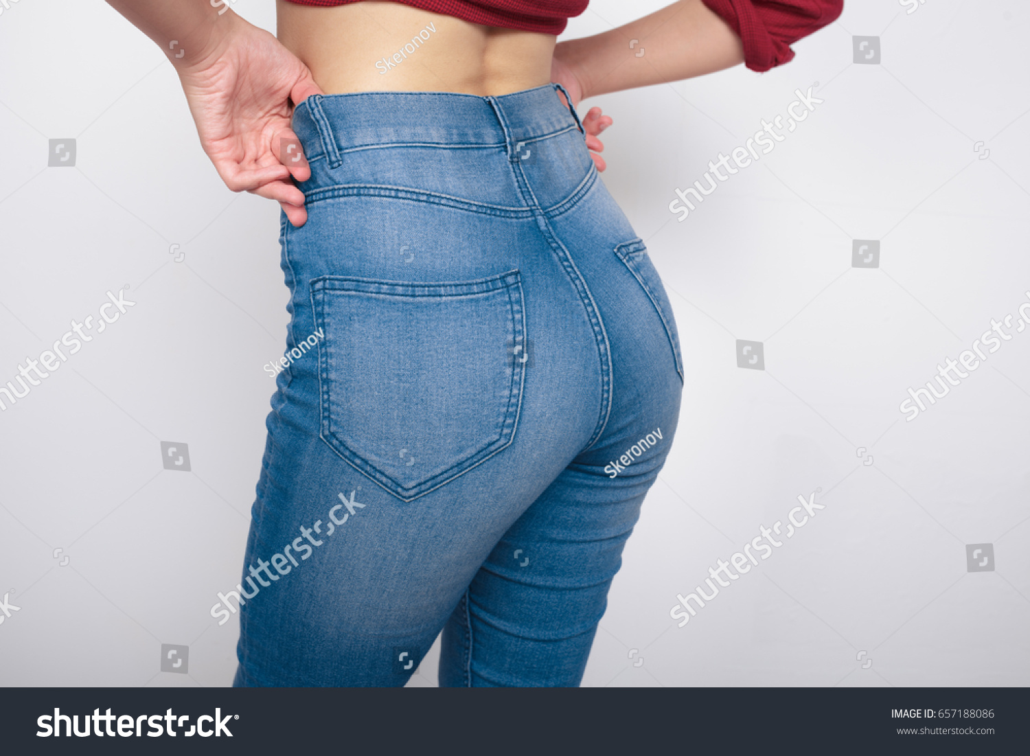 ass tight jeans hips