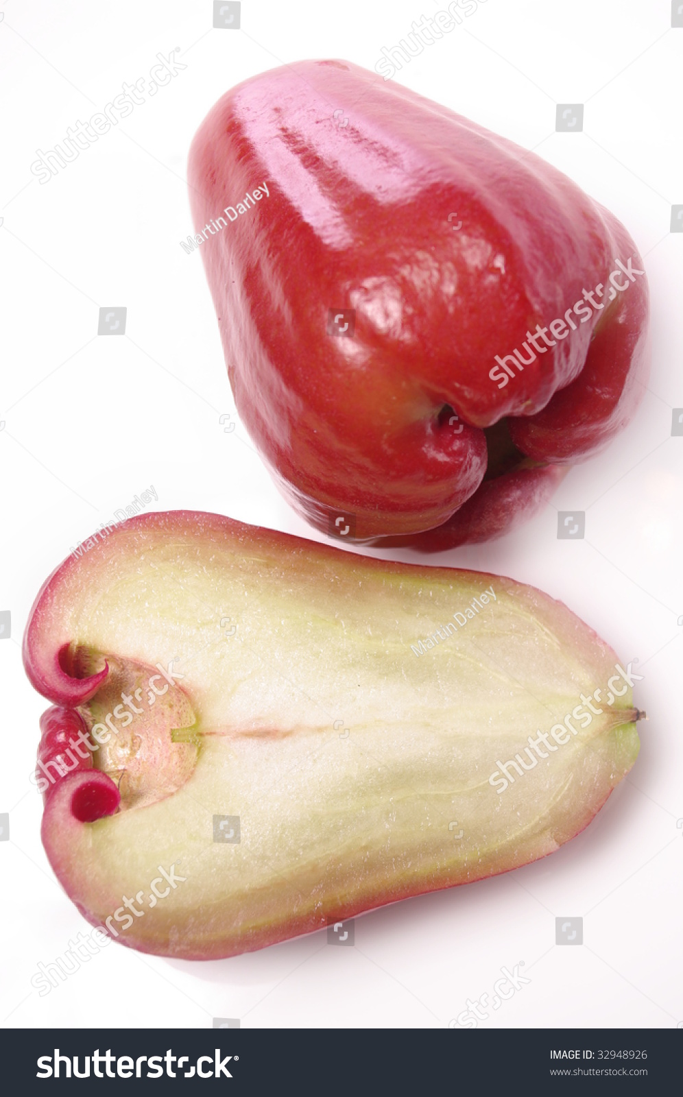 Juicy Pearshaped Malay Roseapple Fruit Shallow Stock Photo Edit Now 32948926