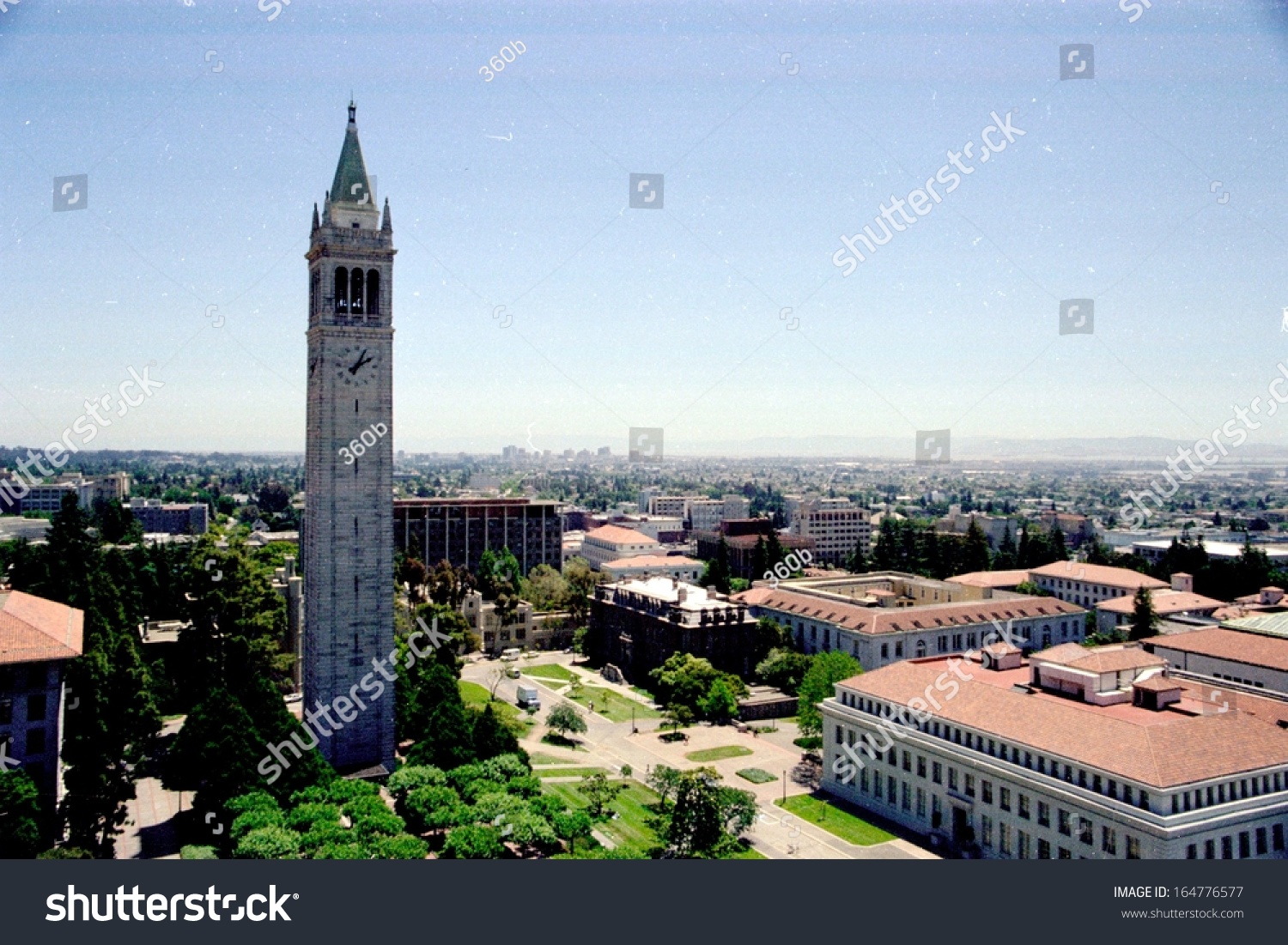 JULY 1994 BERKELEY Aerial View On Stock Photo (Edit Now) 164776577 ...