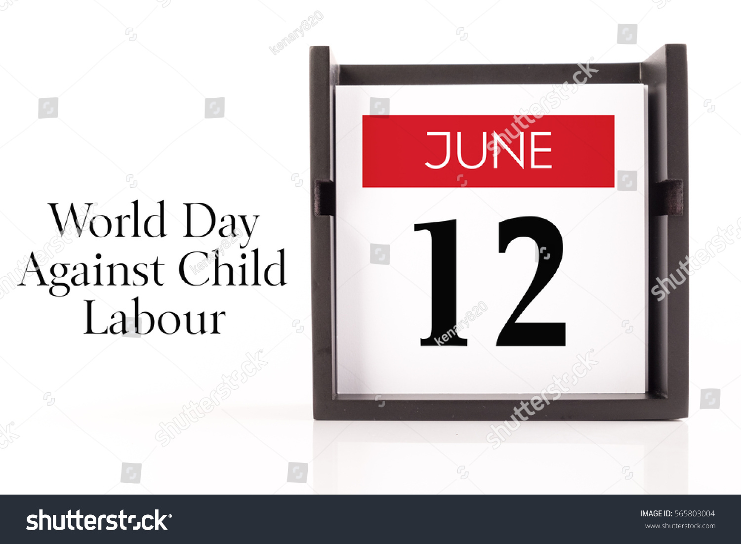 June 12 World Day Against Child Stock Photo Edit Now