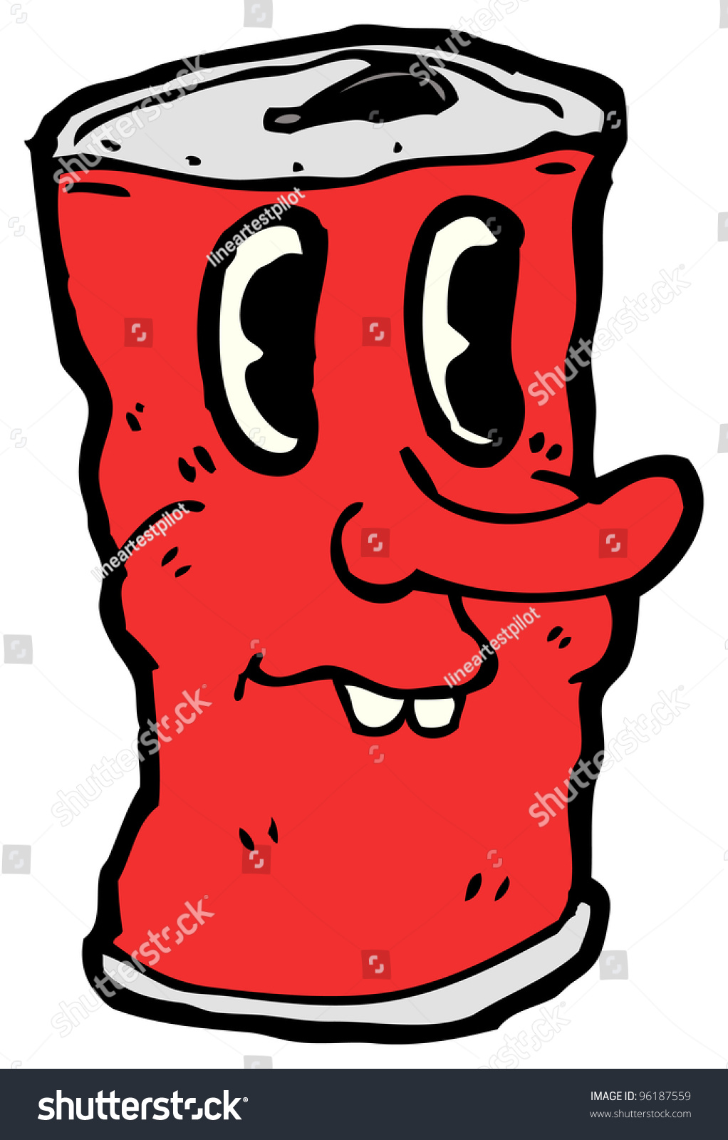 Junk Food Soda Can Cartoon Stock Photo 96187559 : Shutterstock