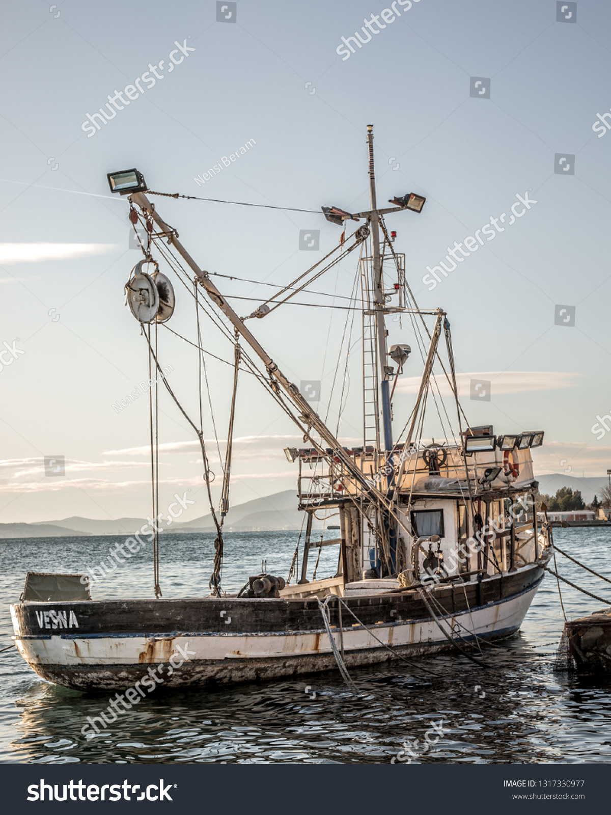 Croatiafebruary 9th 19old Fishing Boat Stock Photo Edit Now