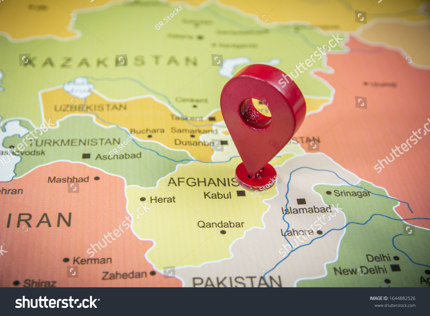 Afghanistan map world