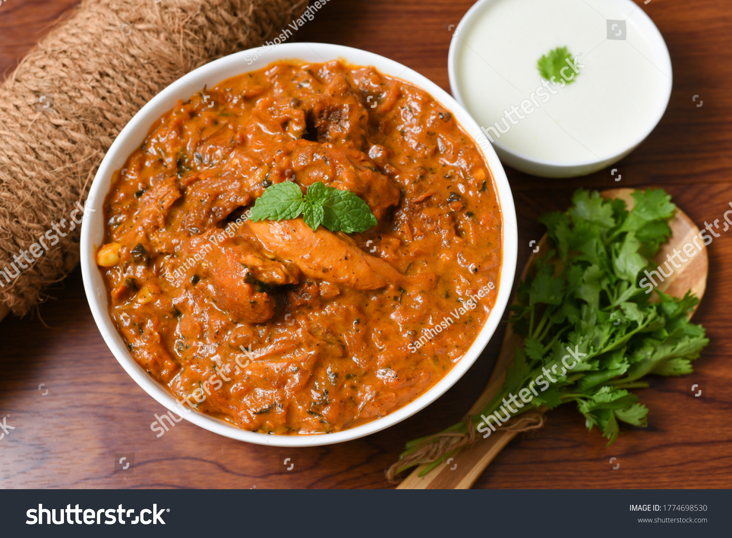 Kadai Chicken Curry Chicken Karahi Hot Stock Photo (Edit Now) 1774698530