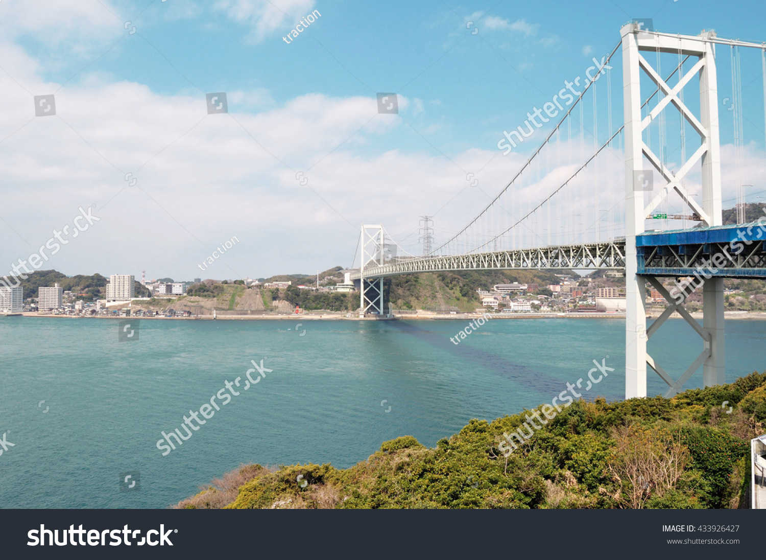 Kanmon Strait Kanmon Bridge Stock Photo Edit Now