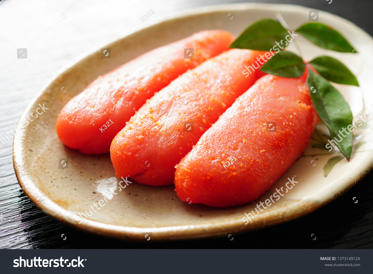 Karashimentaiko Spicy Seasoned Cod Roe Stock Photo Edit Now