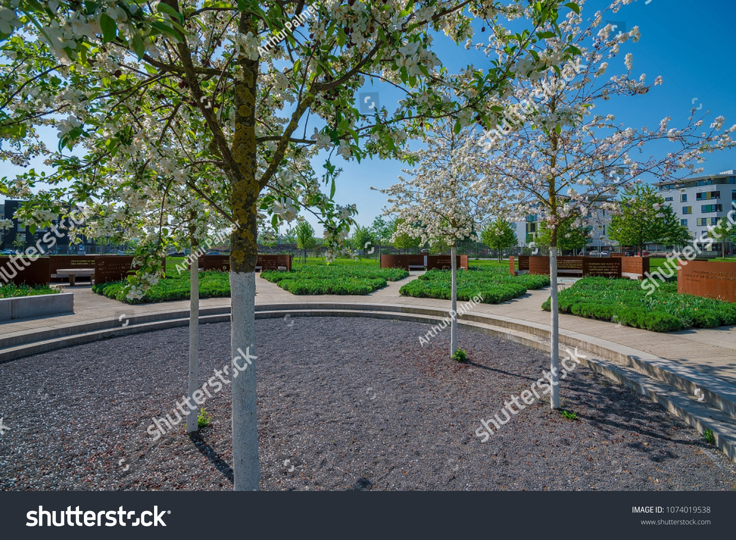 Karlsruhe April 21st 2018 Garten Der Stock Photo Edit Now 1074019538