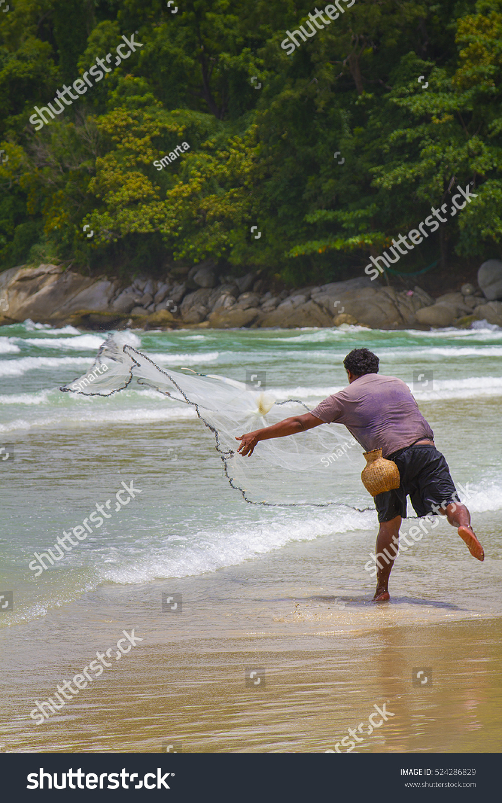 Kata Beach Thailand August 01 2015 Stock Photo Edit Now 524286829