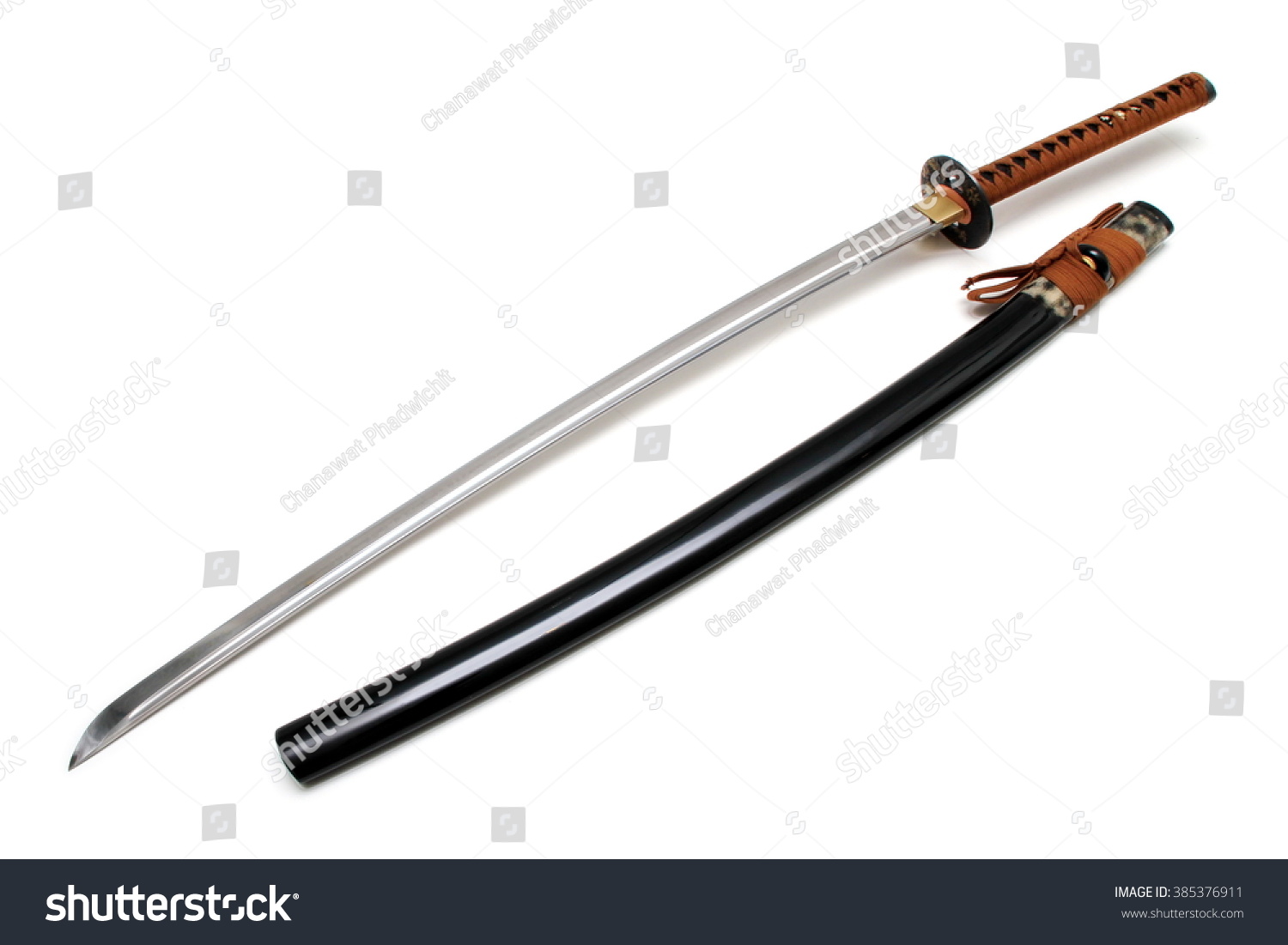 Katana (Japanese Longsword) Stock Photo 385376911 : Shutterstock