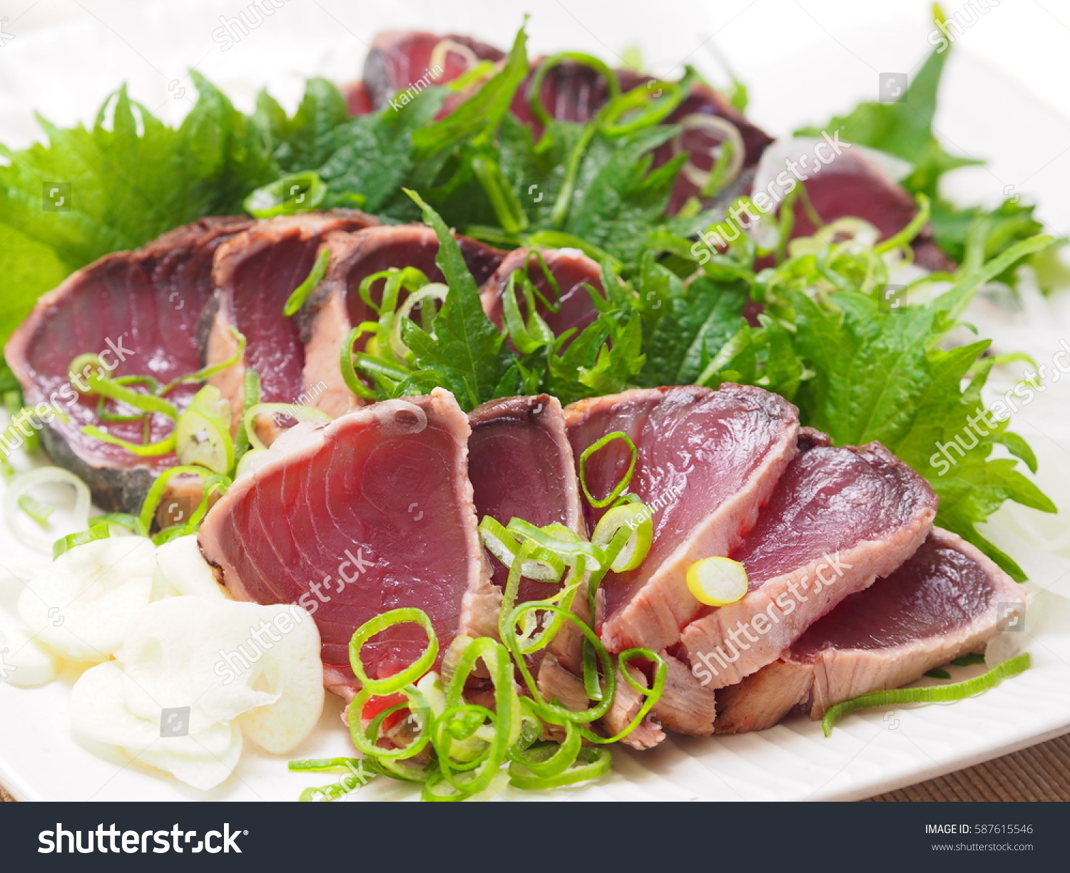 Katsuo No Tataki Seared Bonito Stock Photo Edit Now