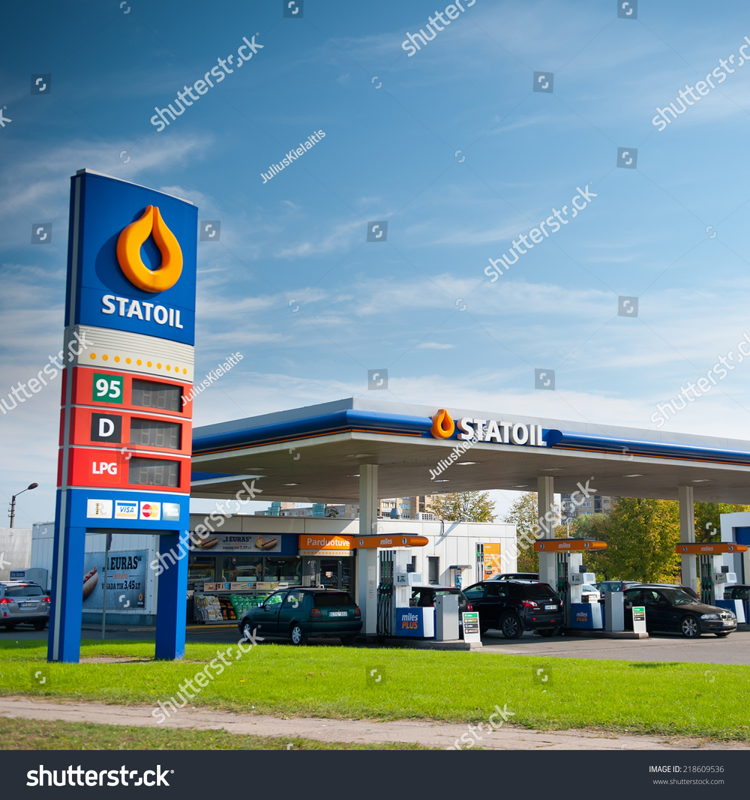 Kaunas September 19 Statoil Petrol Station Stock Image Download Now