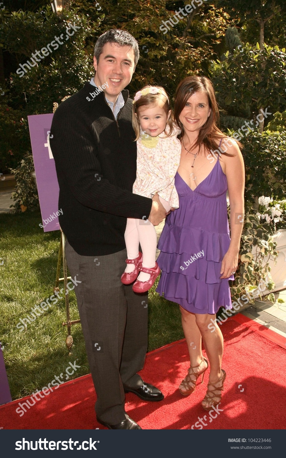 Kellie Martin Husband Keith Christian Daughter Stock Photo 104223446 ...