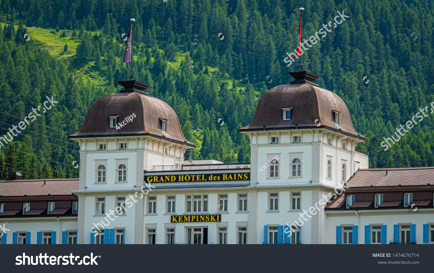 Kempinski Grand Hotel Des Bains St Stock Photo Edit Now 1474676714