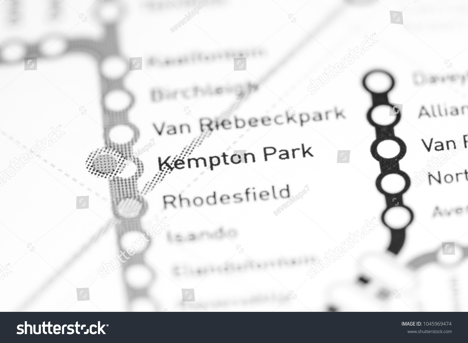 Kempton Park Station Johannesburg Metro Map Stock Photo Edit Now   Stock Photo Kempton Park Station Johannesburg Metro Map 1045969474 