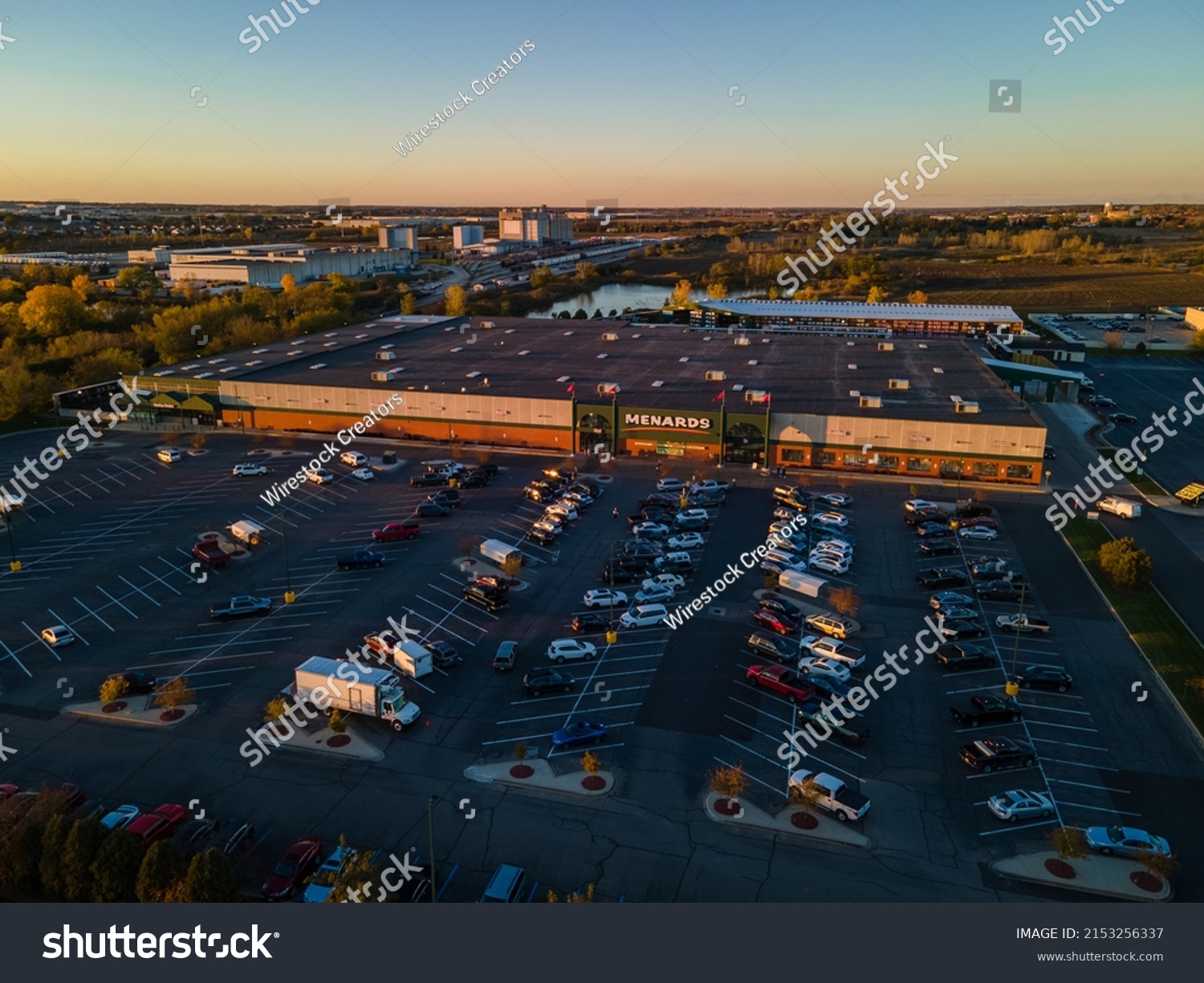 49 Menards Home Improvement Images Stock Photos Vectors Shutterstock   Stock Photo Kenosha United States Oct Menards Home Improvement Store In Kenosha Menards And Other 2153256337 